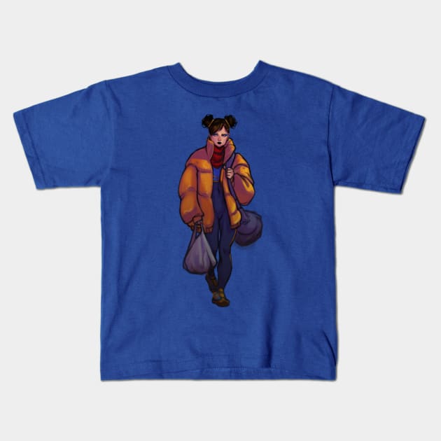 Chun Li Kids T-Shirt by tattts